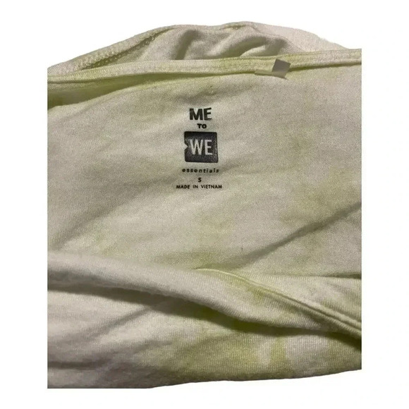 PacSun Women’s Small We To Me Green And White Cropped Strappy Tank - Picture 4 of 4